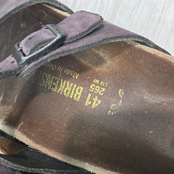 Birkenstock Women Mayari Loop Toe Sandals Flats Slide Shoes Sz 41/10 Narrow - Picture 8 of 14